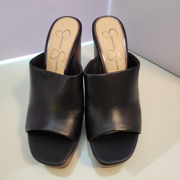 Jessica Simpson Wedge Mule Sandals - Picture 7 of 7